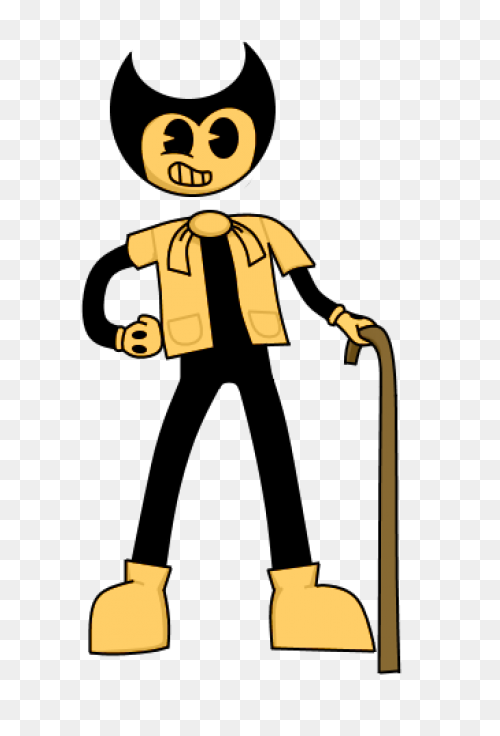 Dabbing Bendy Sticker - Sticker Man
