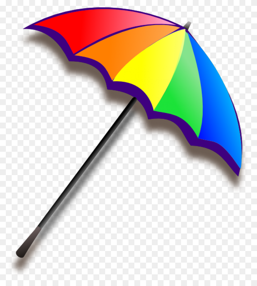 Transparent Background Beach Umbrel
