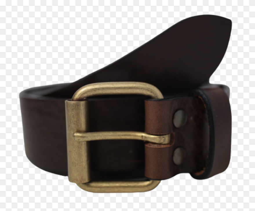 Matt Brass Classic Roller 1 - Belt Buckle