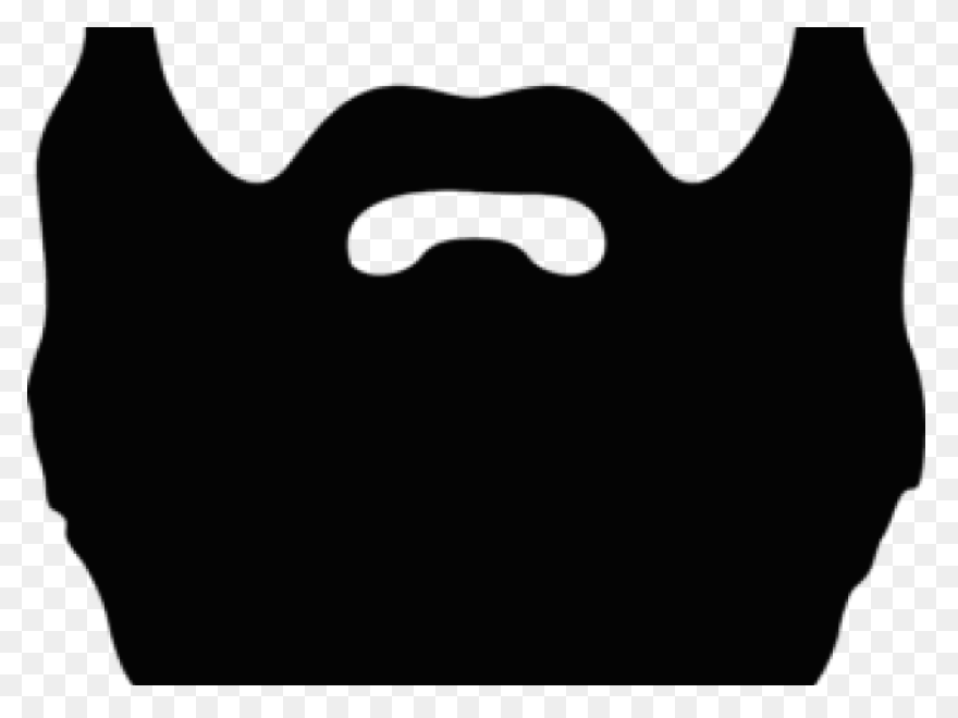 Short Boxed Beard Rubber Stamp