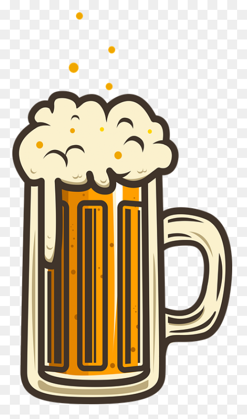 Beer-Cartoon - Beer Transparent Car