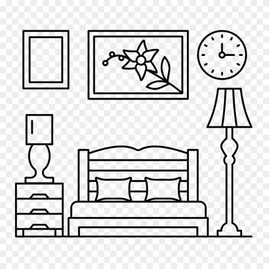 Indoor Scene Pink Floor Bedroom, Be