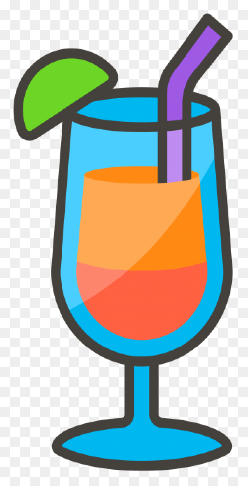 Tropical Drink Emoji Icon Emojis - Bebidas