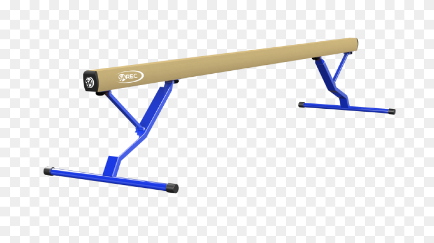 Balance Beam In Gymnastics Clipart.