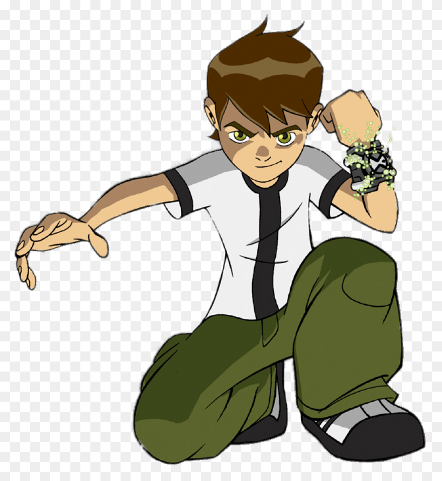 Ben 10 Showing The Omnitrix - Ben 10