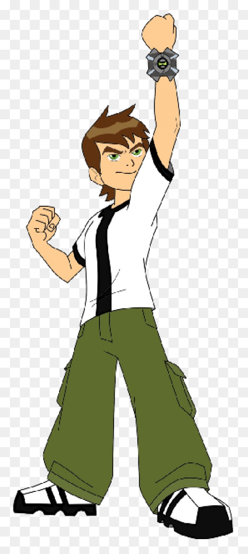 Ben 10 Showing The Omnitrix - Ben 1
