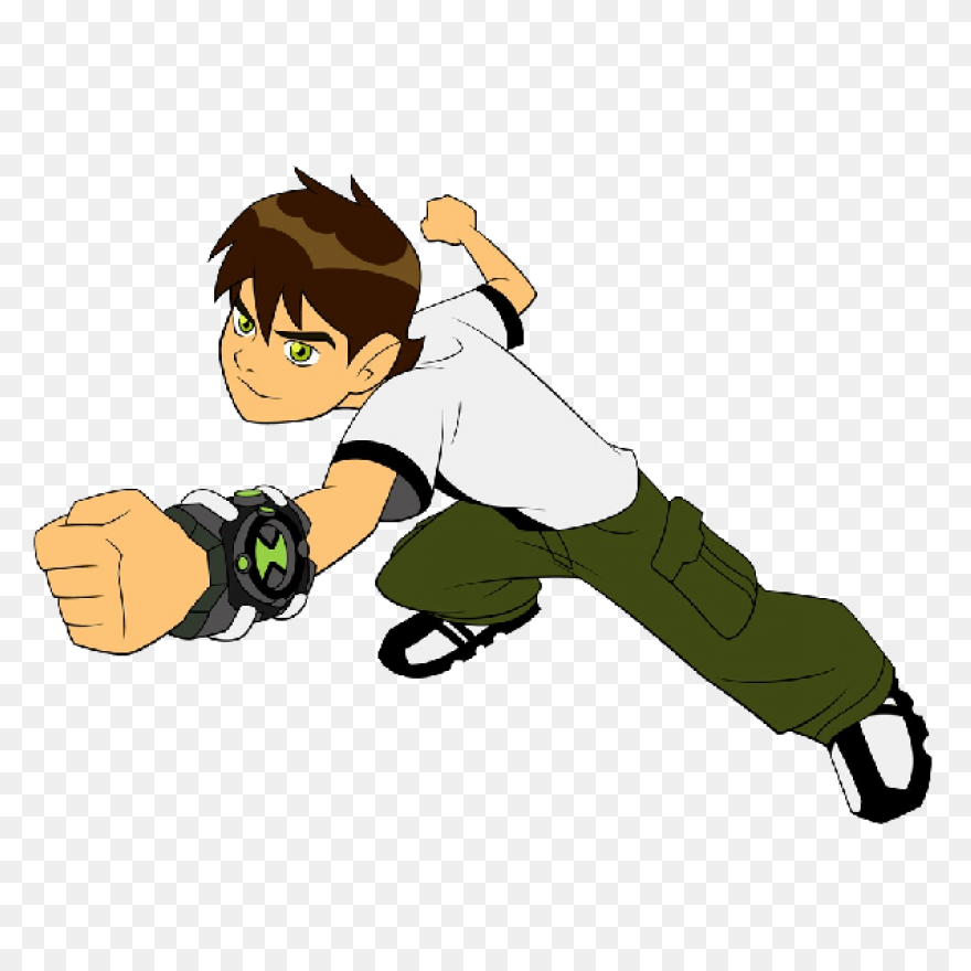 Ben 10 Showing The Omnitrix - Ben 1