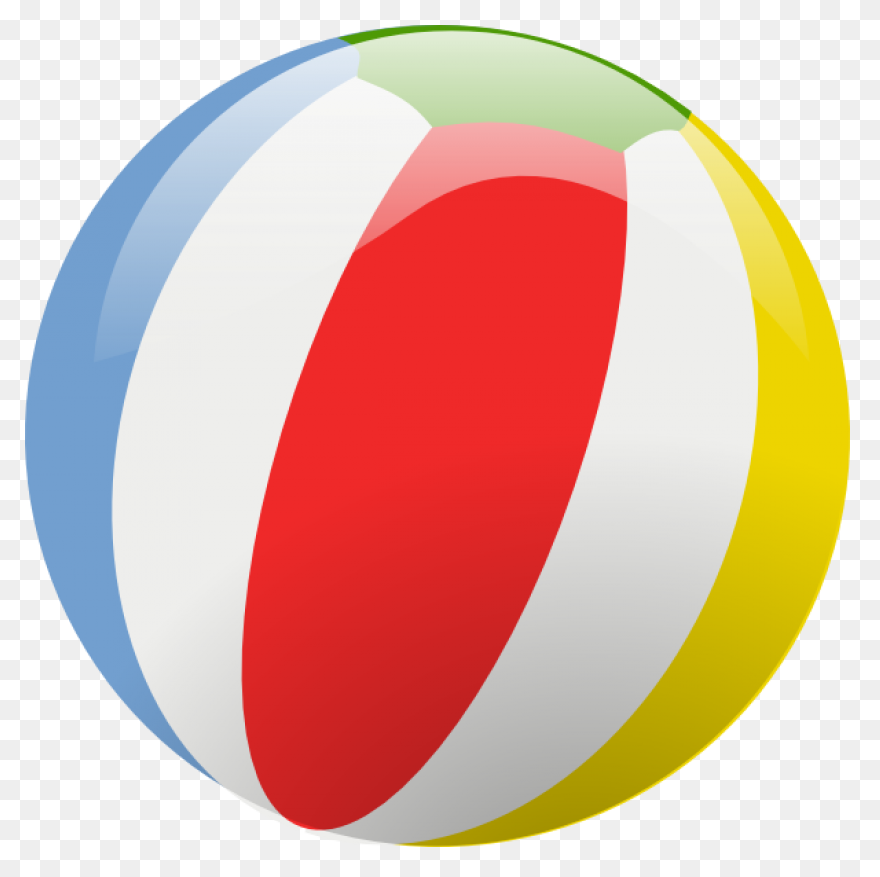24 Inch Red White & - Beach Ball
