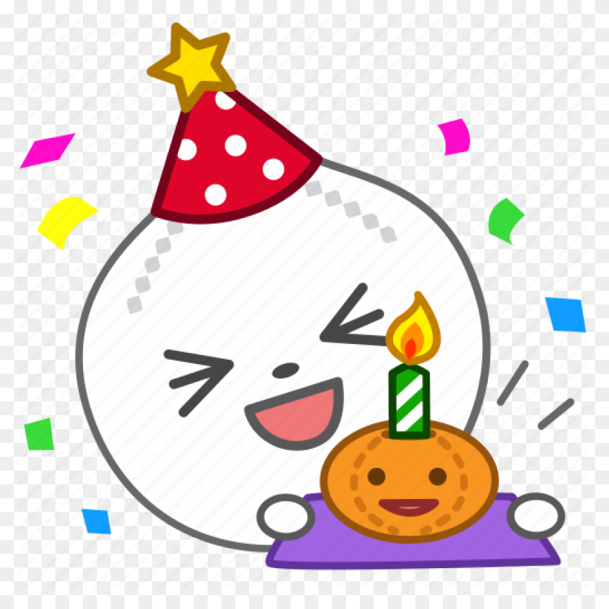 Birthday Party Hard Emoji Png Trans