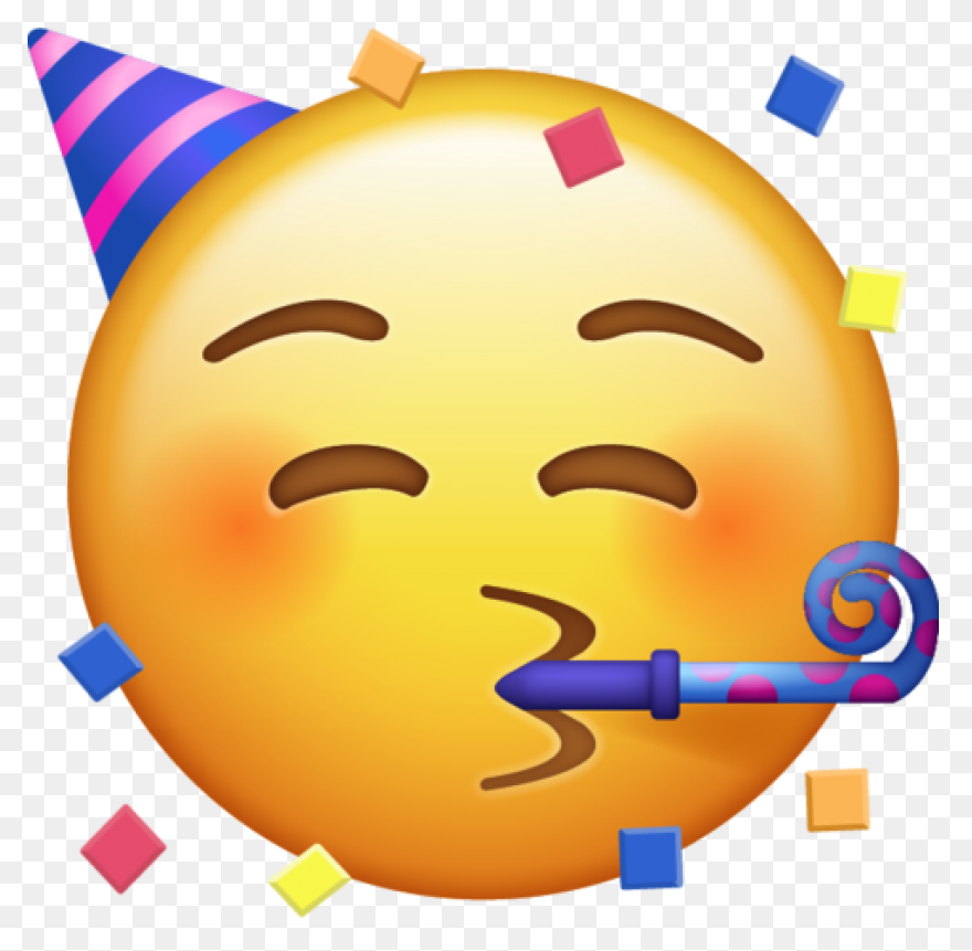 Birthday Party Hard Emoji Png Trans
