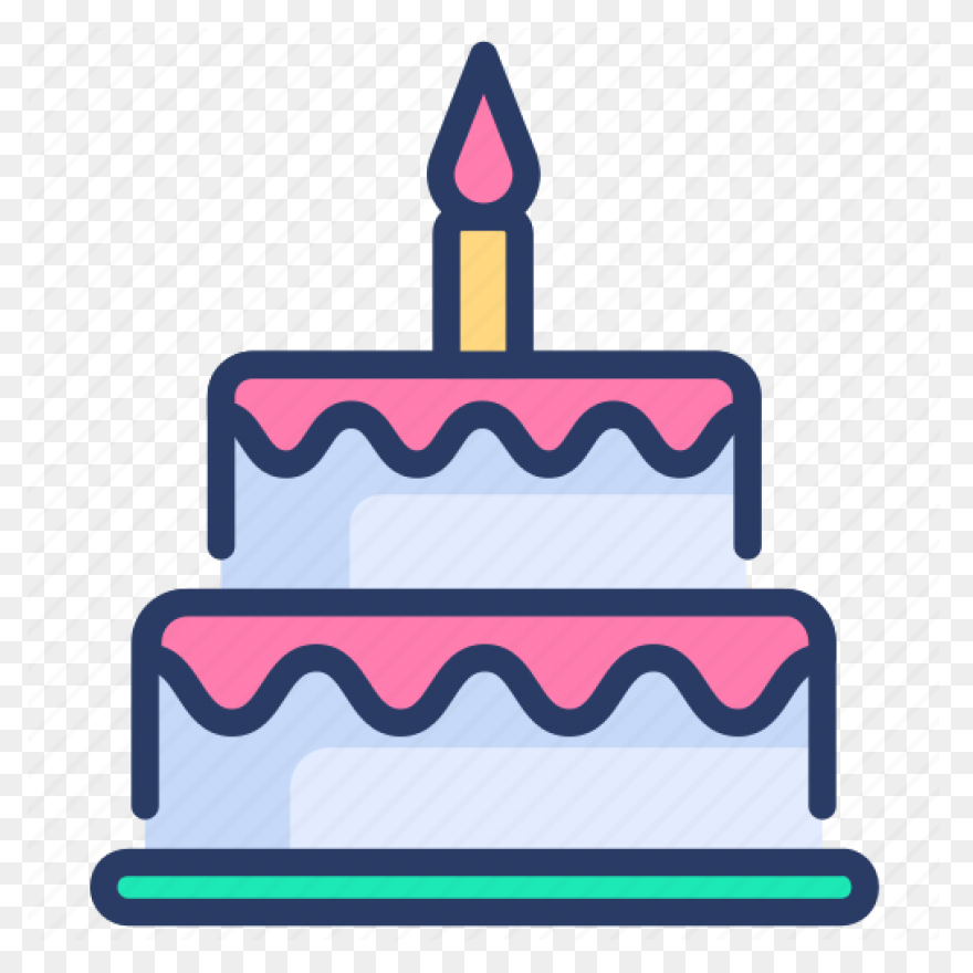 Birthday Cake Free Vector Icons Des