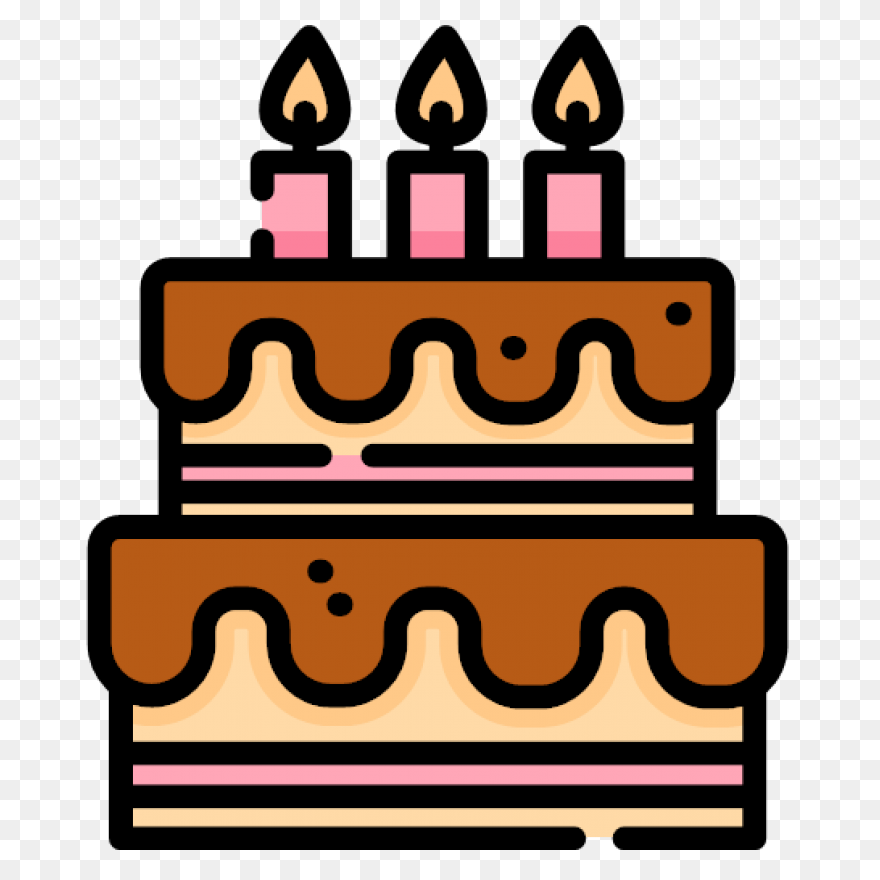 Birthday Cake Free Vector Icons - Birthday Icon