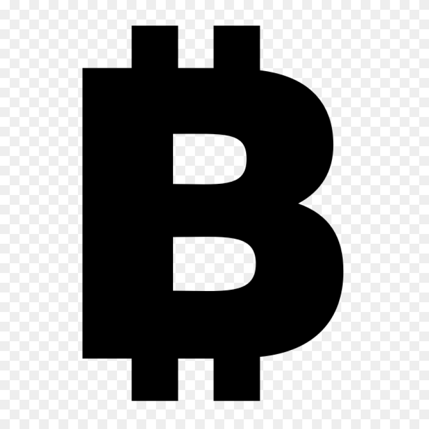 Bitcoin Silhouette | Free Svg - Bitcoin