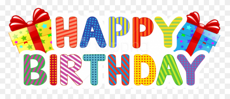Birthday Cake Banner Art - Picsart 