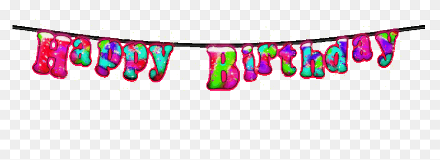 Birthday Cake Banner Art - Picsart 