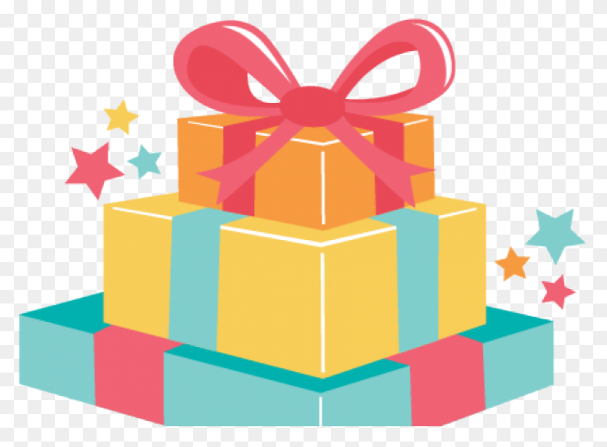 Birthday Present Clipart Clear Back