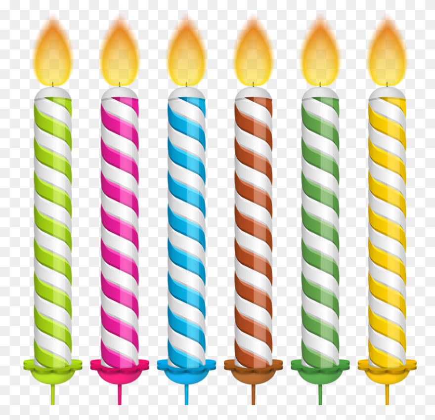 Birthday Candles Png Clipart Image 