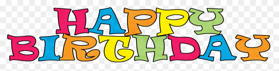 Happy Birthday Text Clip Art Image 