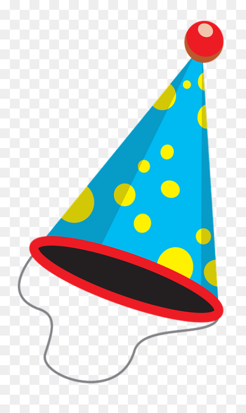 Party Hat Birthday Clip Art - Trans