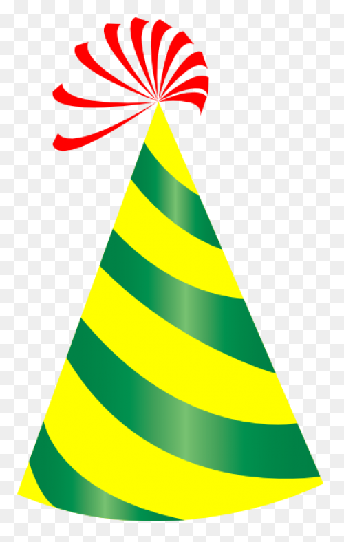 Party Hat Birthday Clip Art - Trans