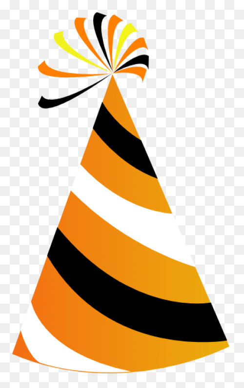 Party Hat Birthday Clip Art - Trans