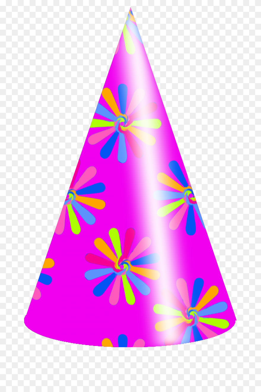 Party Hat Birthday Clip Art - Trans