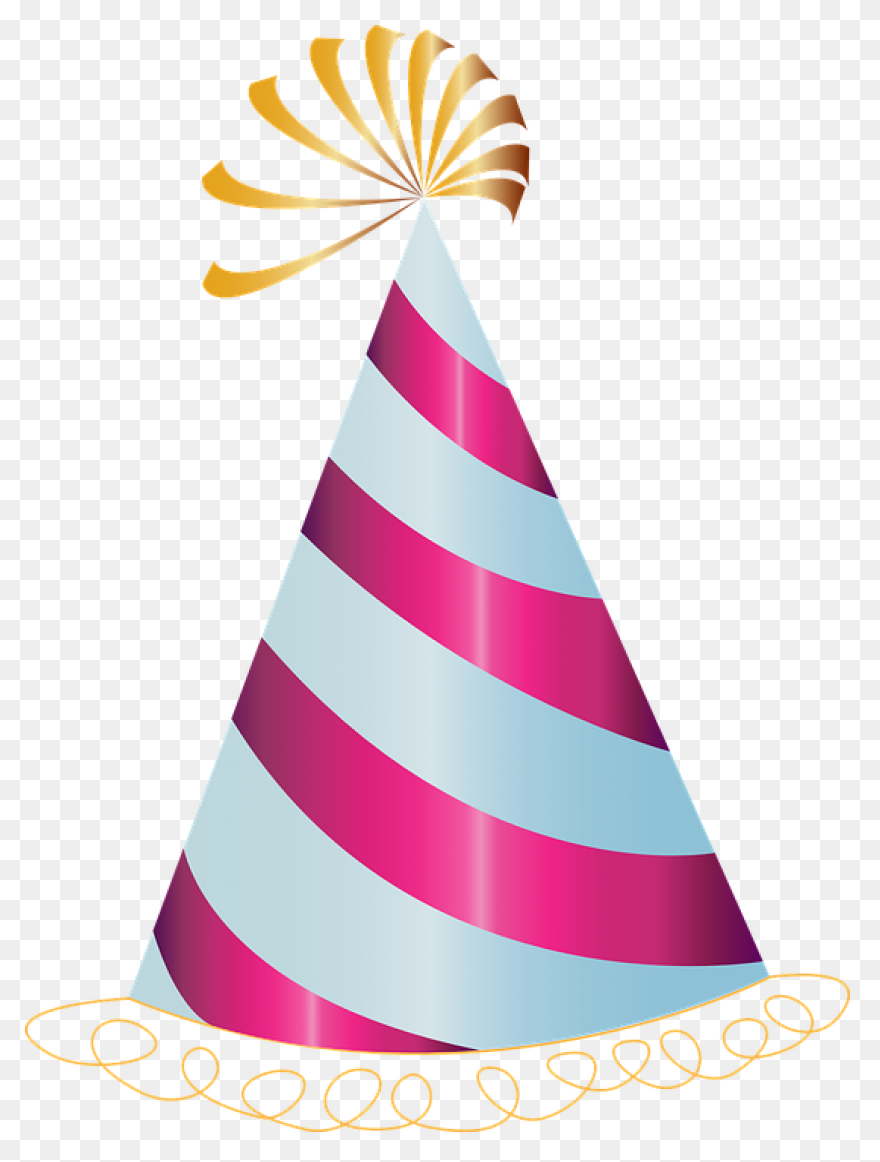 Party Hat Birthday Clip Art - Trans