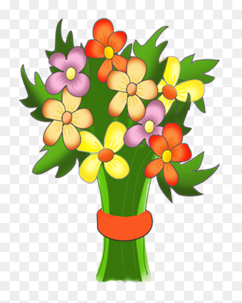 Happy Birthday Sketched Flowers 18�