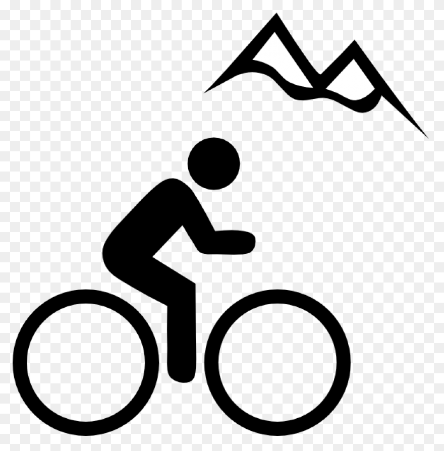 Silhouette Mountain Bike Png Hd Ima