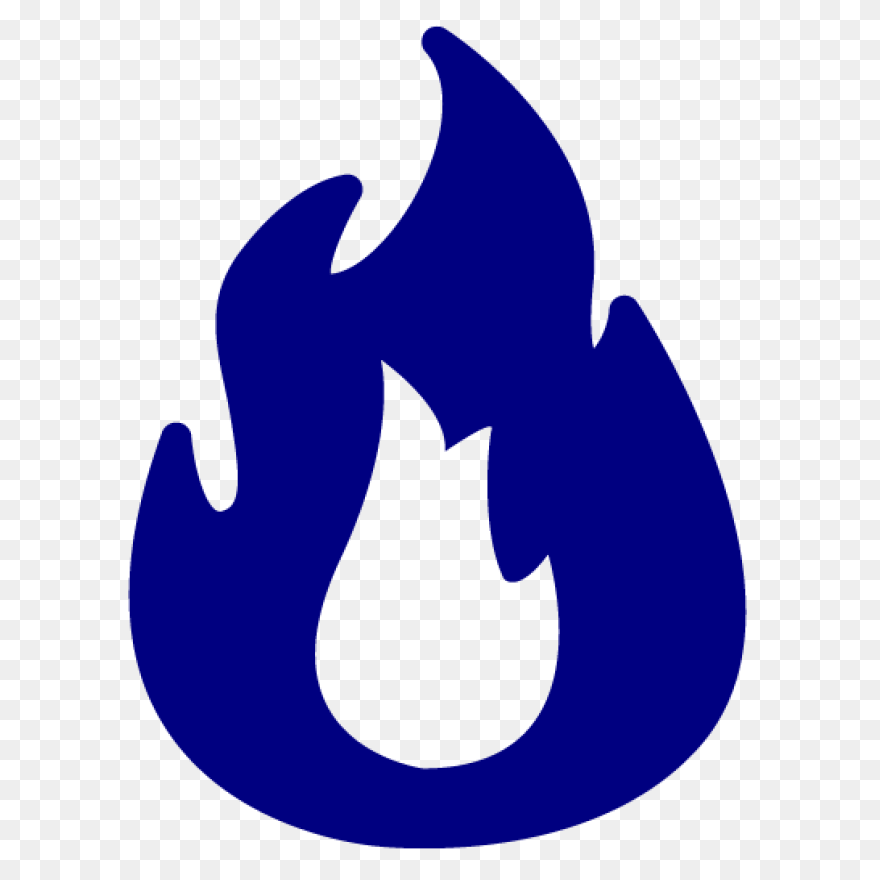 Flames Clipart Blue Fire - Blue Fir