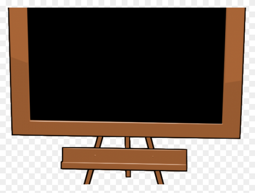Blackboard With Teacher Clipart - P