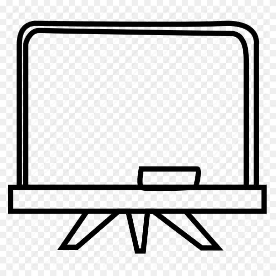Blackboard With Teacher Clipart - P
