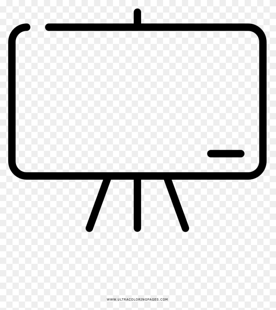 Blackboard With Teacher Clipart - P
