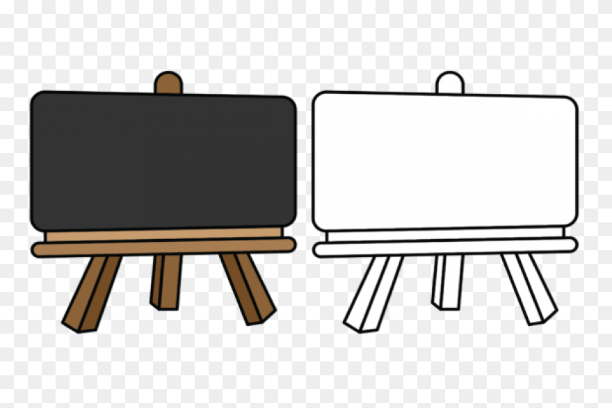 Blackboard With Teacher Clipart - P