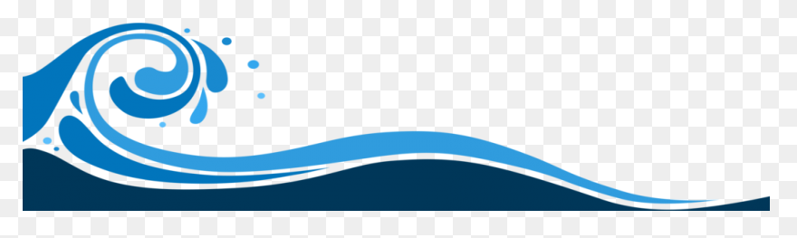 Blue Wave Lines Clip Art - Waves Ic
