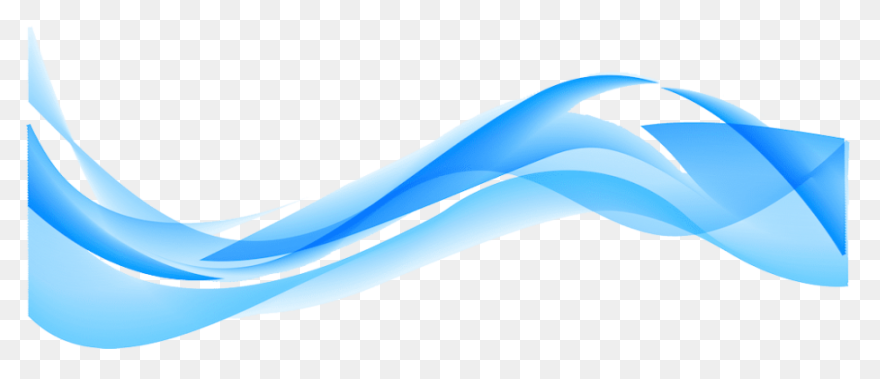 Blue Wave Lines Clip Art - Waves Ic