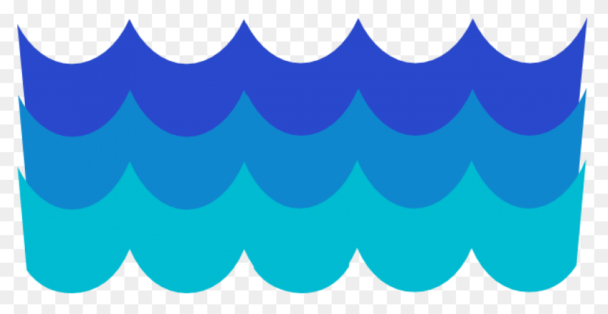 Blue Wave Lines Clip Art - Waves Ic