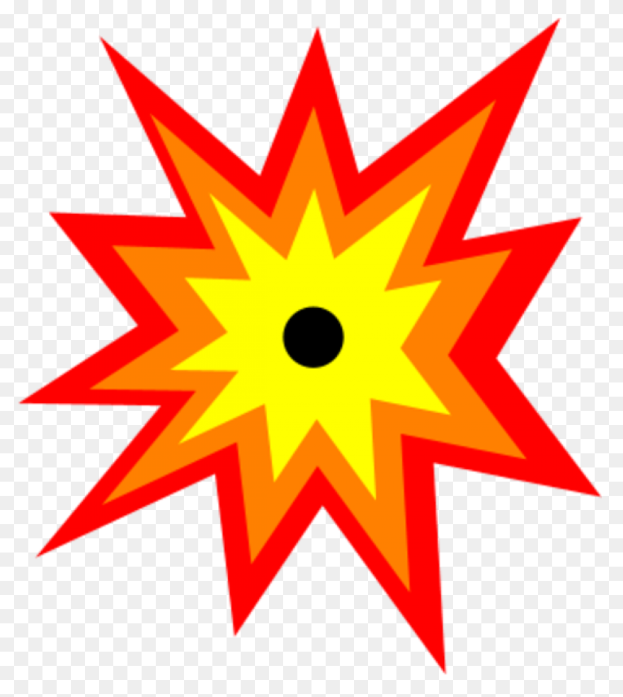 Clipart Of Uploaded Explosion And - Blast