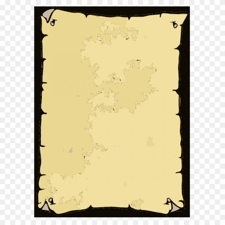 Old Paper Clipart Border - 2D Shape