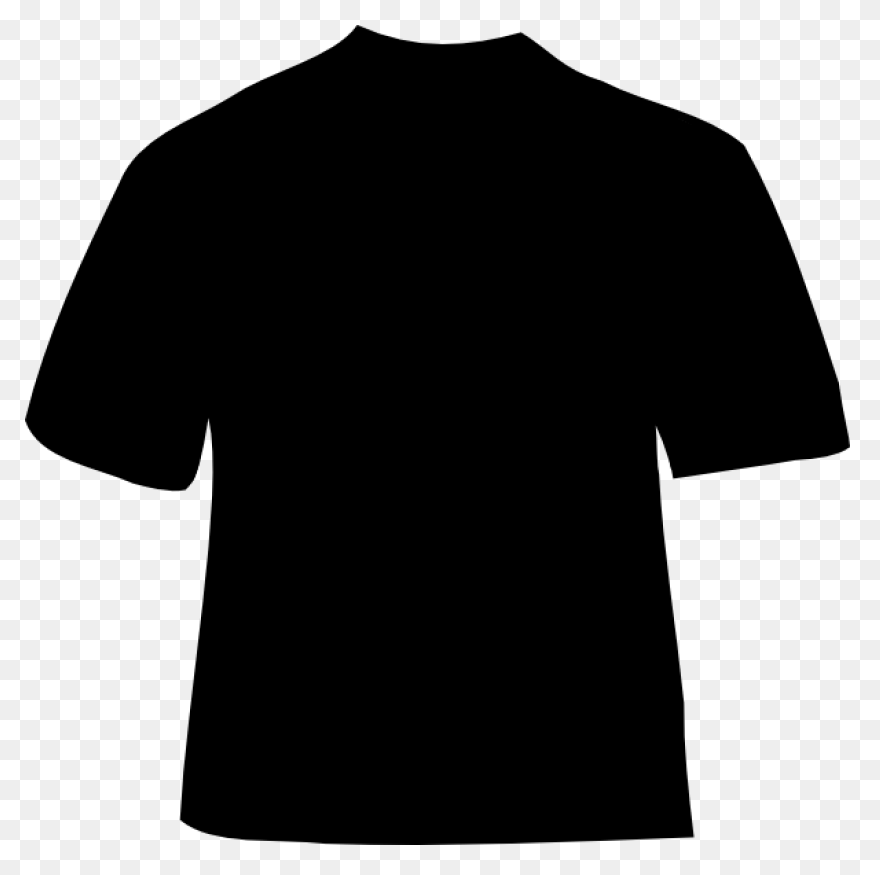 V Neck Black Tshirt Clip Art At Cli