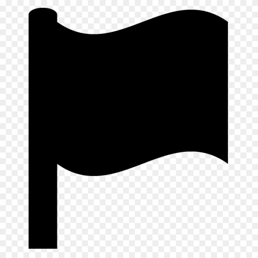 Black Flag Icon Free Black - Black Flag