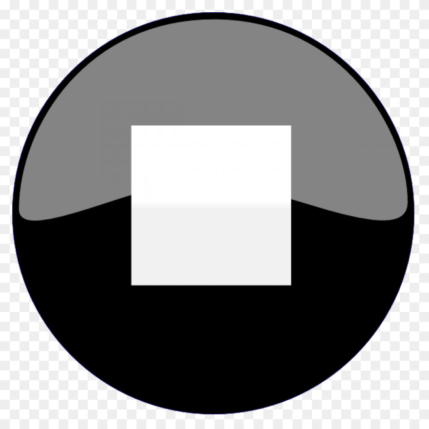 Black Button Clip Art - Black Butto