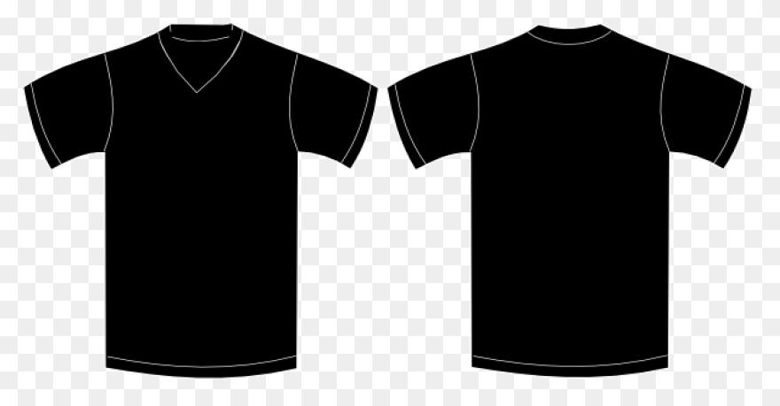 Black T Shirt Png Image - ClipartFl