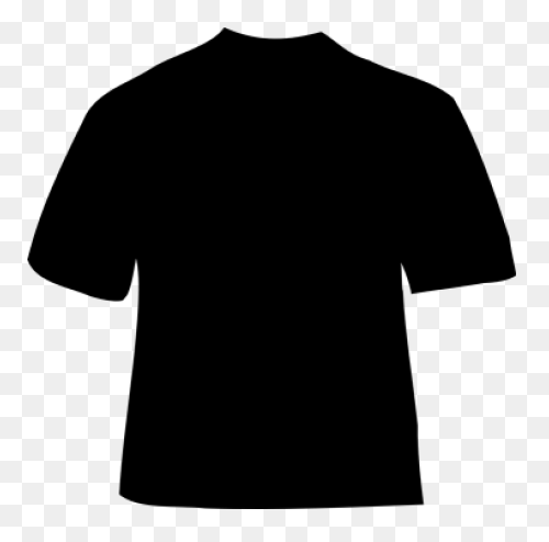 Black T Shirt Png Image - ClipartFl