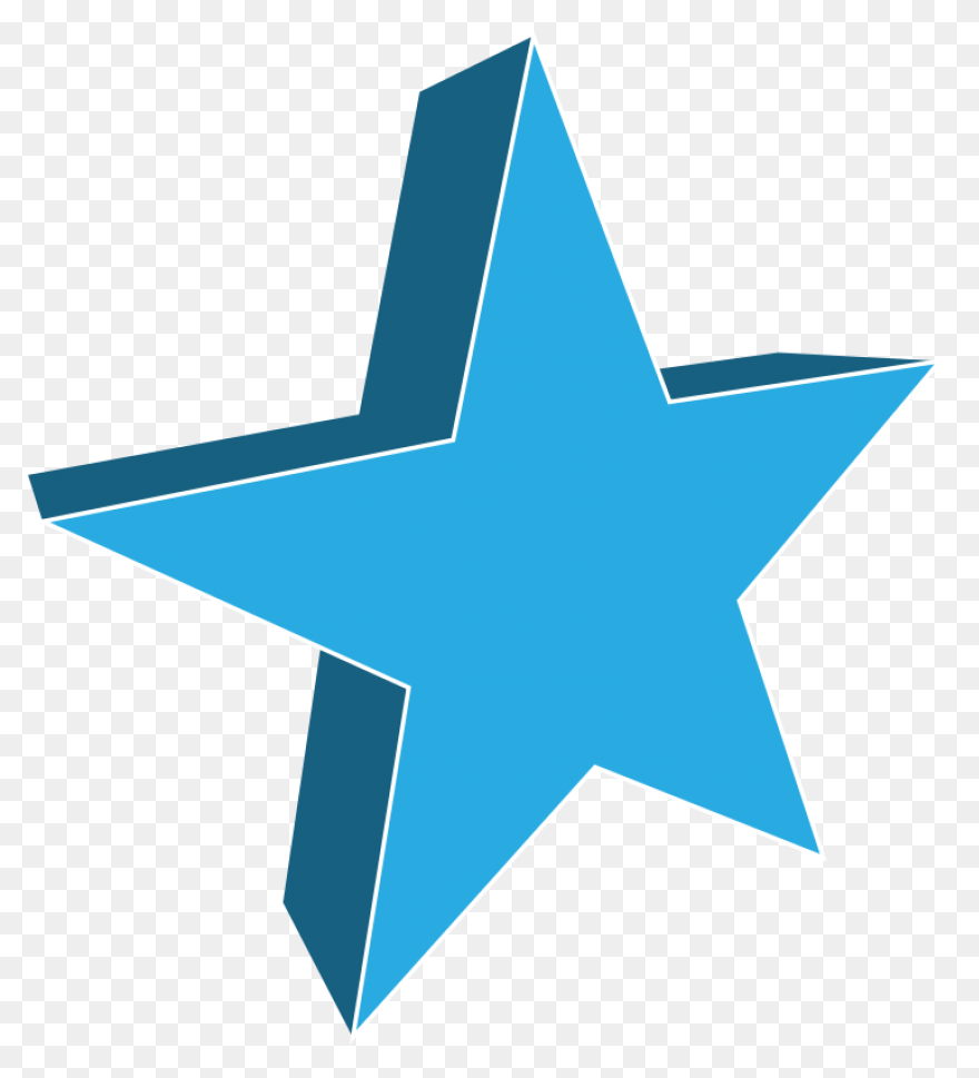 Blue Outline Star Icon - Free Blue 