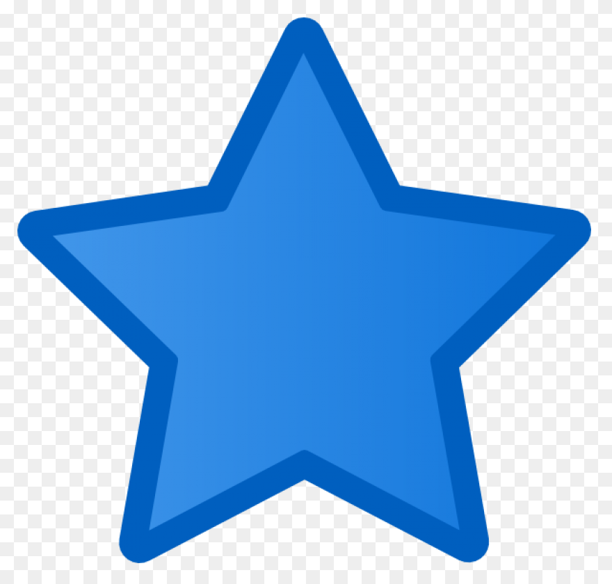 Blue Outline Star Icon - Free Blue 
