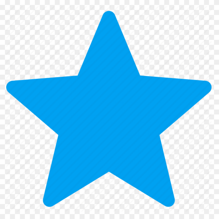 Blue Outline Star Icon - Free Blue 