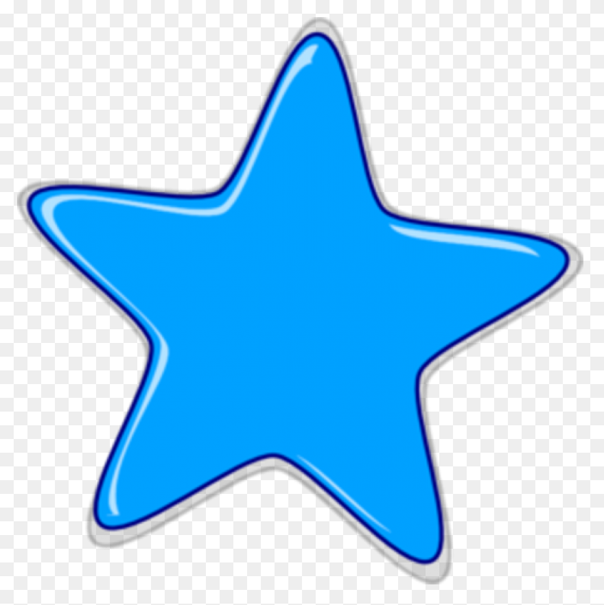Blue Outline Star Icon - Free Blue 