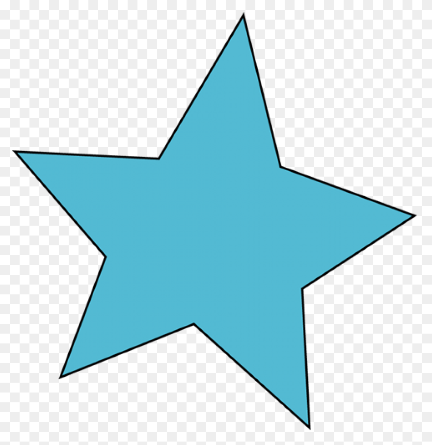 Blue Outline Star Icon - Free Blue 
