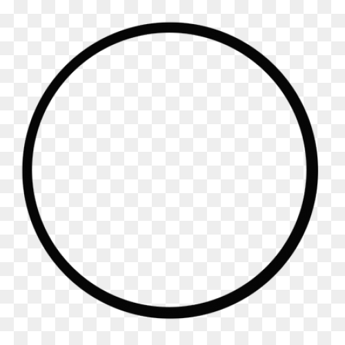 8 Half Circle Icon Images - Black A